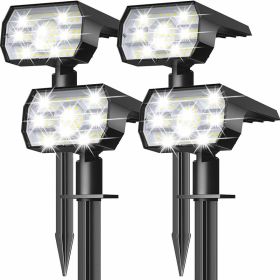 Solar Lawn Lights Courtyard Lights Outdoor Waterproof 4 (Option: 4Pcs)